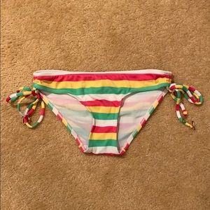 Juicy Couture striped bikini bottom